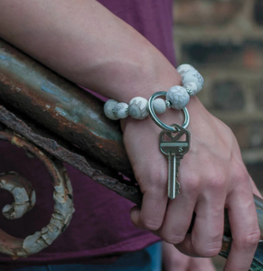 Linen Small Wrist Keychain