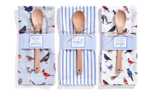 Songbird Tea Towel/Spoon Set - 3 Asst. Available!