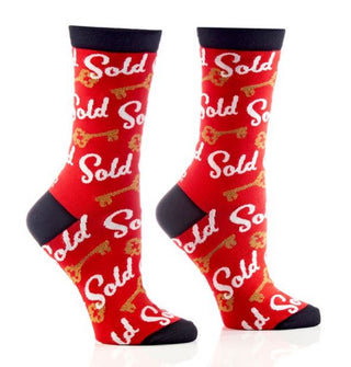 Women's Crew Sock Real Estate Agent