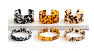 Stylish multi-colored cuff bracelet - Available in 3 colors!