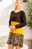 Carter Dress in Mustard