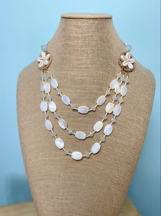 Cowrie Shell Necklace & Earring Set