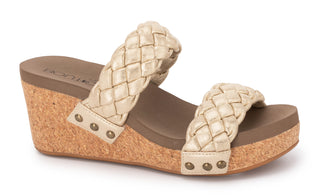 Corkys Delightful Wedge in Gold