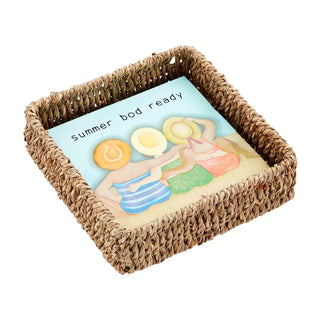 Summer Bod Napkin and Basket Set