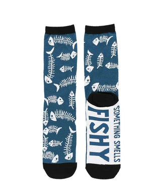 Something Smells Fishy Crew Sock - One Size - Final Sale