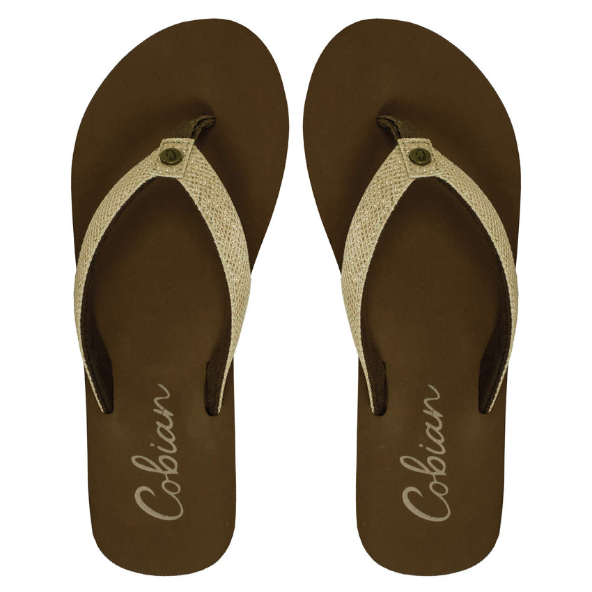 Cobian Fiesta Skinny Bounce Sandal in Tan