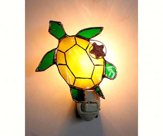 Stained Glass Sea Turtle Nightlight