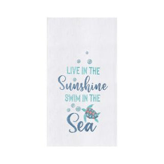 Swim In The Sea Flour Sack Kitchen Towel