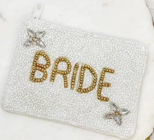 Beaded Bride Pouch