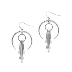 Archer with Bar Earring in Silver