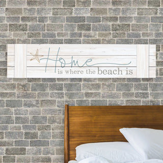 Home Is Where the Beach Is Pallet Sign