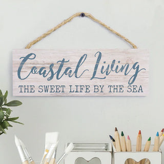 Coastal Living The Sweet Life By The Sea  - String Sign