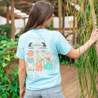 Beach Vibes Crew Neck Tee
