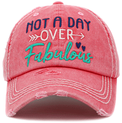 Not a Day Over Fabulous Vintage Hat - Pink