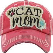 Cat Mom Vintage Hat - Available in 3 Colors