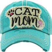 Cat Mom Vintage Hat - Available in 3 Colors