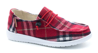 Corkys Kayak Shoe in Red Flannel