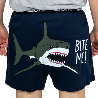 Bite Me! Men's Shark Funny Boxer