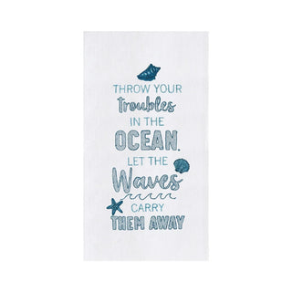 Let The Waves Kitchen Towel
