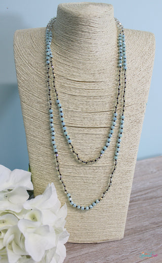 Long Beaded Necklace - Available in 2 Colors