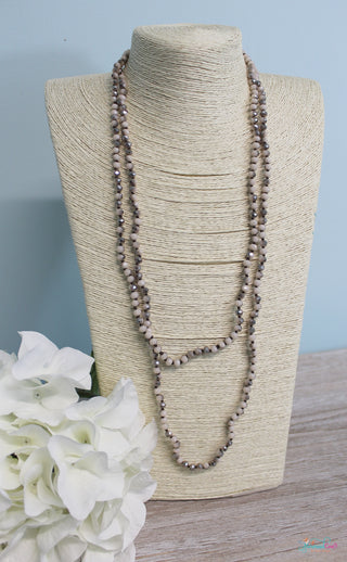 Long Beaded Necklace - Available in 2 Colors