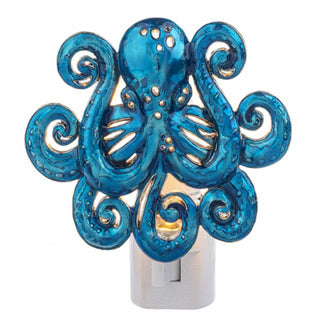 Blue Octopus Night Light