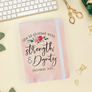 She is Clothes in Strength and Dignity Prayer Notebook