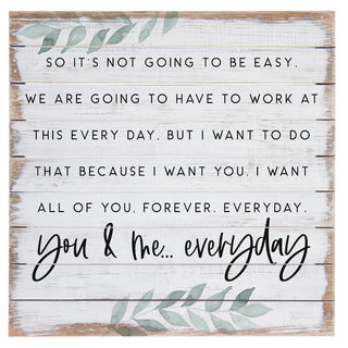 You Me Everyday Wall Decor