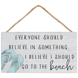 Go To Beach Hanging Accent Sign