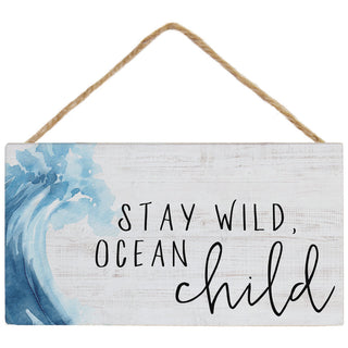 Ocean Child Hanging Accent Sign