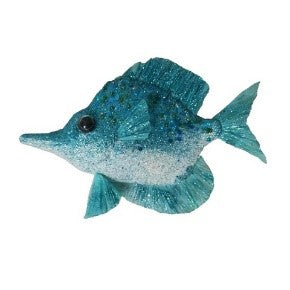 MEDIUM TROPICAL FISH ORNAMENT - BLUE