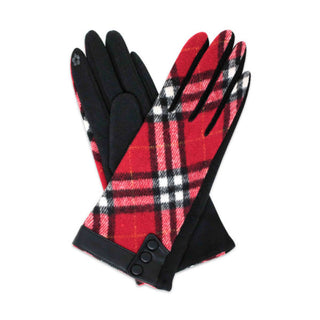 Presley Plaid Gloves - Available in 3 Colors!