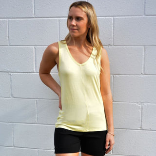 Raw Cut V-Neck Tank Top - Available in 5 Colors