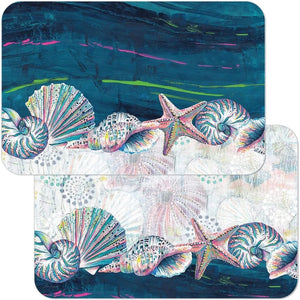 Jewels of the Sea Reversible Plastic Placemat