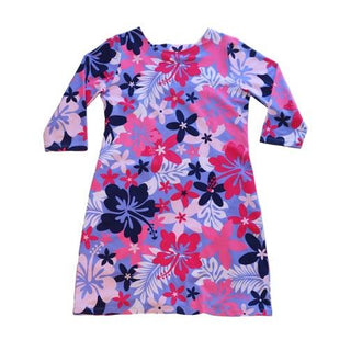 Candy Beguiled Hibiscus Flowers Ladies Shift Dress