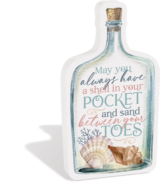 May You Always Have A Shell In Your Pocket Bottle Shape Decor
