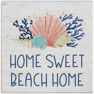 Home Sweet Beach Home - Block Sign
