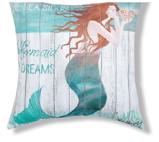 Mermaid Dreams Throw Pillow