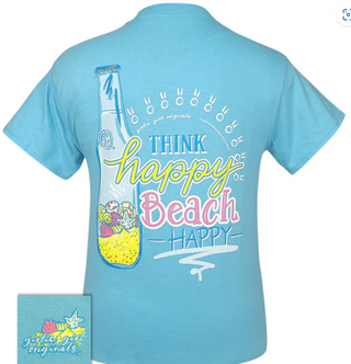 Think Happy Beach Happy Tee