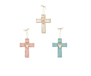 Stoneware Cross - *3 Colors*