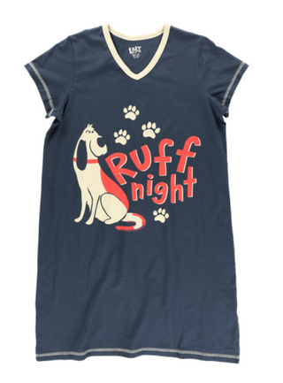 Ruff Night V-Neck Nightshirt