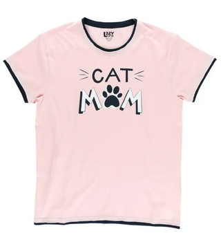 Cat Mom Women's Regular Fit PJ Tee