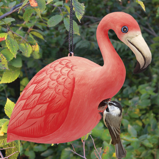 Flamingo Birdhouse