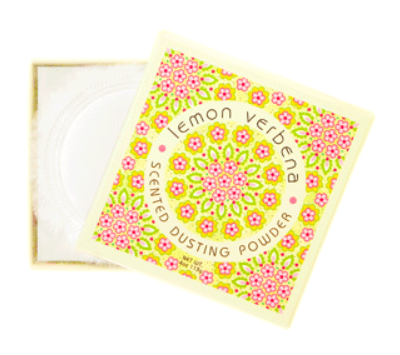 Botanical Dusting Powder Botanical Spa Products - Lemon Verbena Dusting Powder with Puff ...