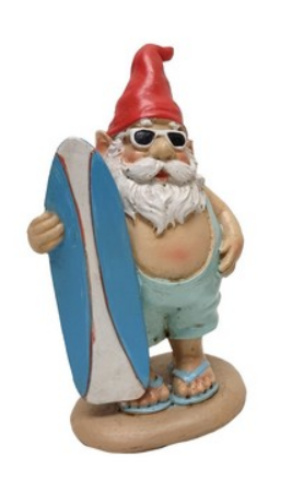 Coastal Resin Gnome Figurine *2 assorted*