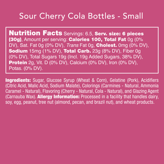 Sour Cherry Cola Bottles