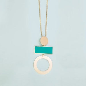 Spencer Necklace in Emerald