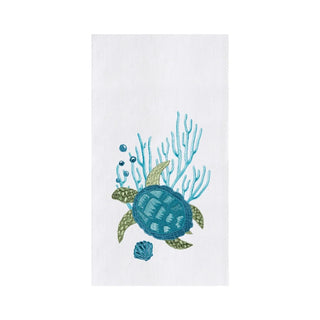 Turtles With Bubbles Kitchen Towel