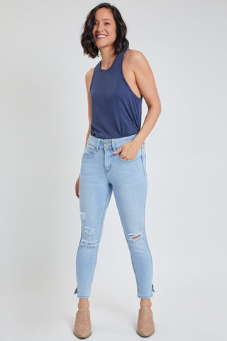 Vintage Ankle Jean with Side Slits by Royalty in Light Wash