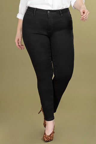 Women's Basic High-Rise Skinny Jean in Black